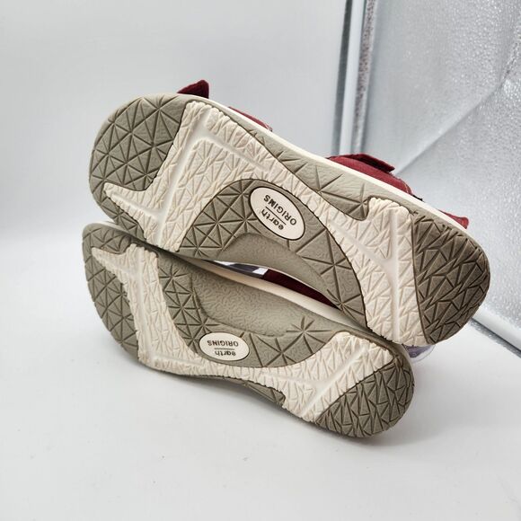 Earth Origins  Women's Sz 8 M  Red Pepper Suede Slingback Sandals - Picture 5 of 6